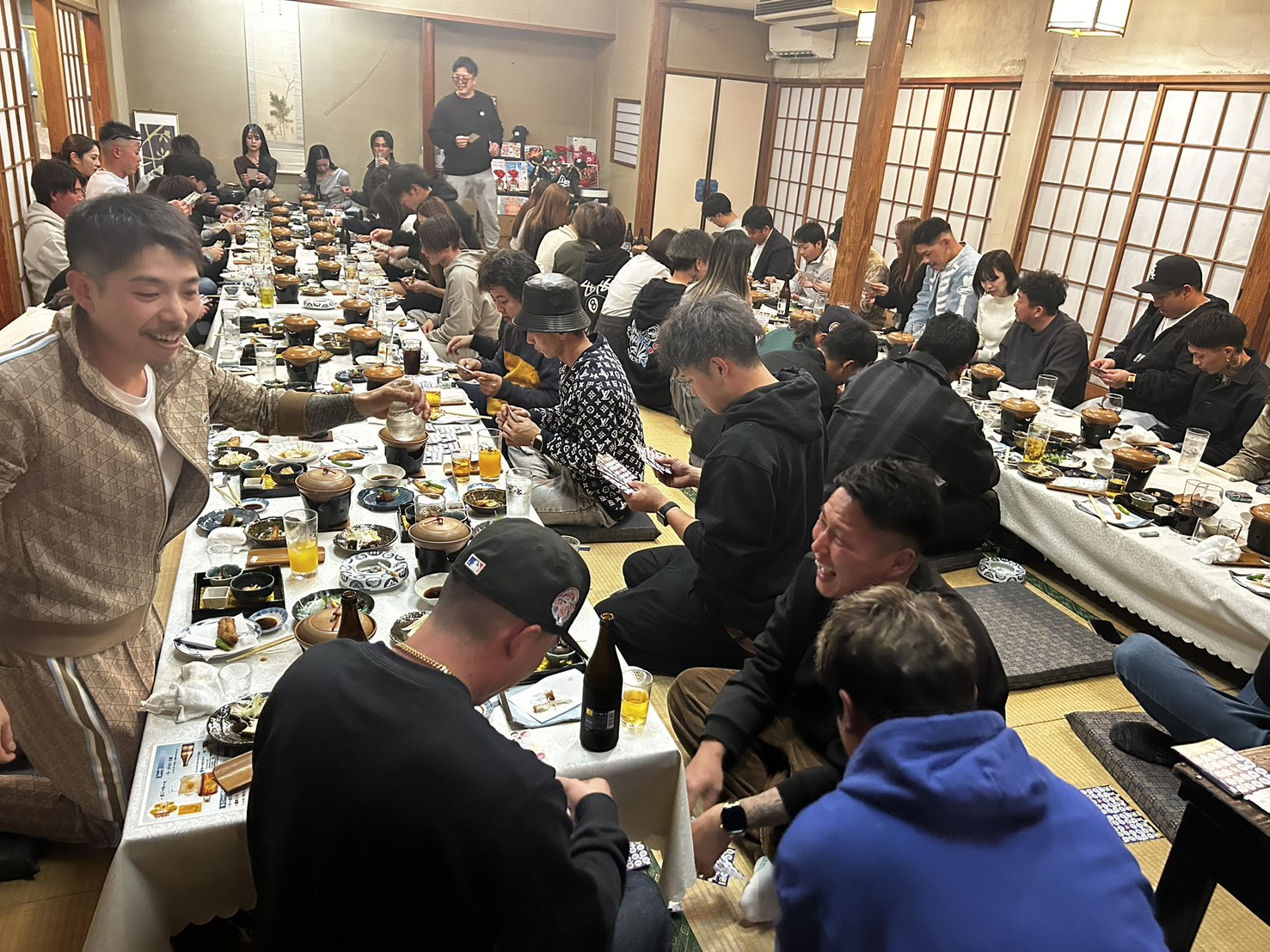 懇親会